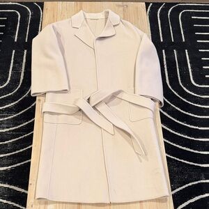 The Curated The Classic Coat - Bone S